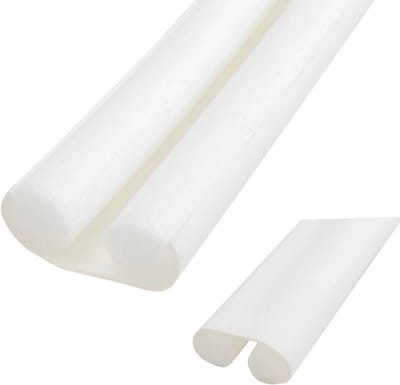Flexibele Deurtochtstrip (Tochtstrip Deur) – Deurafdichting voor Onderkant van de Deur | Tochtstopper tegen Koude Lucht, Stof, Geluid & Wind - Wit
