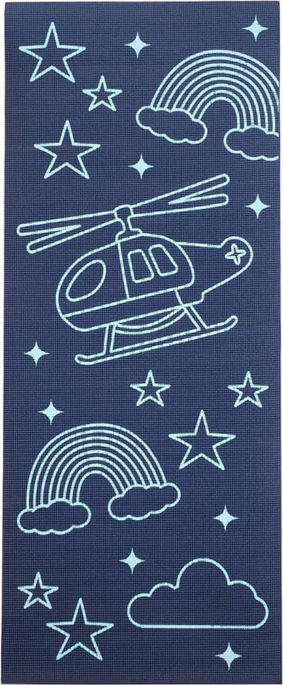 Kinder yogamat space indigo - Lotus | 6 mm | fitnessmat | sportmat | pilates mat | 4,5 mm | fitnessmat | sportmat | pilates mat | reis yogamat | 4 mm | fitnessmat | sportmat | pilates mat