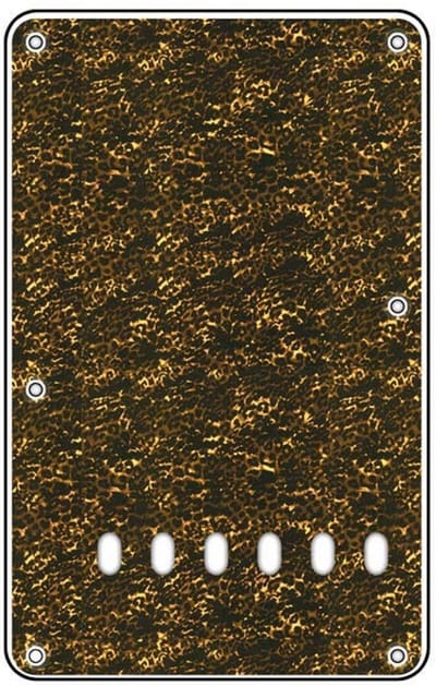 Boston BP-313-RP back plate, string spacing 11,2mm, 3 ply, standard Stallion, 86x138mm, tiger pearl