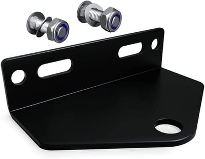 carmdering - Universeel Koppelstuk - Zero-Turn Grasmaaier Adapter - Grasmaaier Onderdeel - Aanpasbare Montagegaten - Snelle Installatie - Hoogwaardig Staal - Duurzaam Zwart Design - Compatibel Met Alle Merken - 1 Stuk