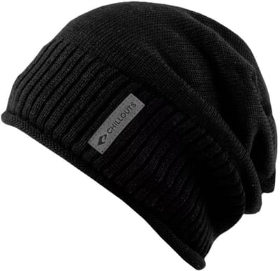 Chillouts beanie muts Etienne black