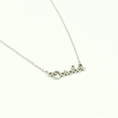 Ketting-maand oktober zilver