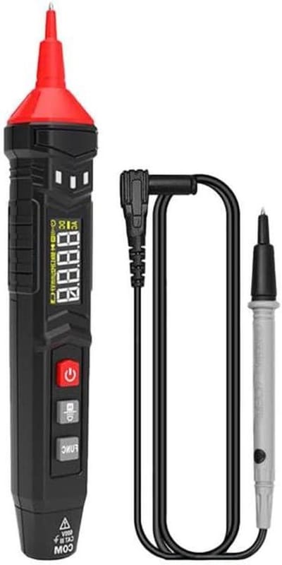 Spanningstester - Contactloze meter - Elektra controleren - True RMS meting - NCV functie - Zwart