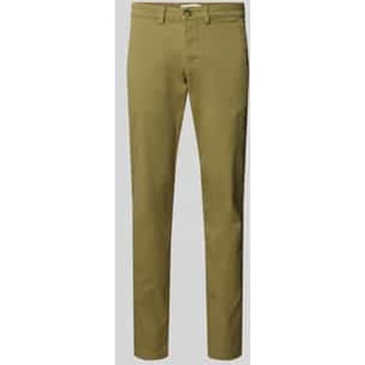 Slim fit chino van katoenmix, model 'NEW MILES'