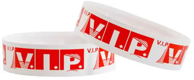 Akyol - Vip Festival bandje - 100 stuks - Rood bandje - polsbandje - evenementenbandjes - festivalbandjes - papieren bandje - bandjes voor toegang