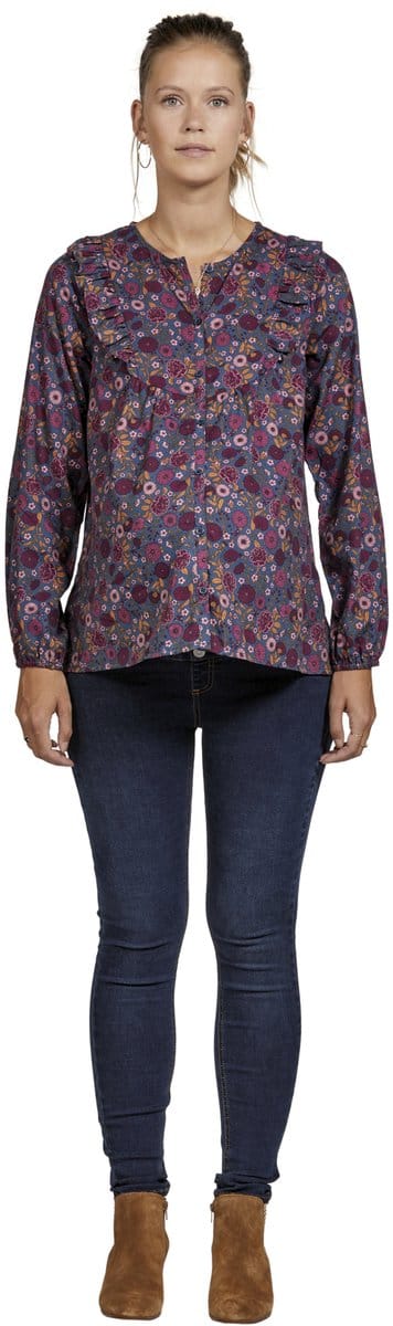 Vertbaudet Zwangerschaps- en borstvoedingsblouse met print en knopen