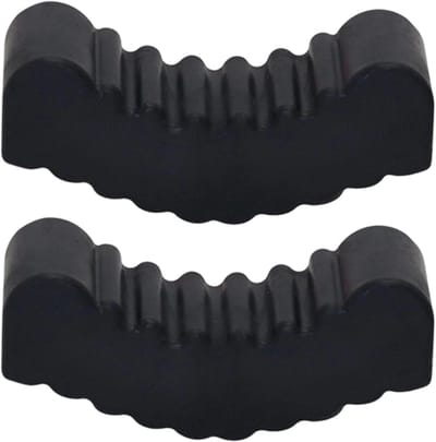 Krikstandaard Pads - Rubber Adapters - Voertuig Onderhoud - Antislip Heavy Duty - 2 Stuks - Zwart Rood