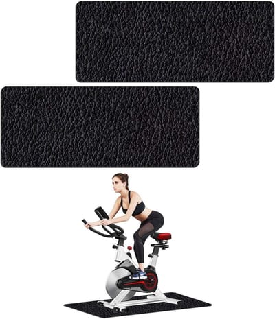 Set van 2 Vloerbeschermingsmatten, Duurzame Antislip Fitnessmat, Schokabsorberende Mat voor Treadmill en Fitnessapparatuur, 0.5 cm Dikte, Geluidsdempende Vloermat