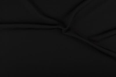 Texture/polyester stof - Zwart - 25 meter
