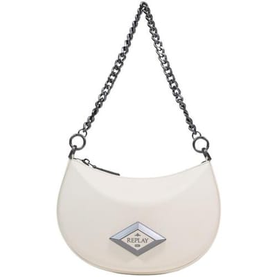 REPLAY schoudertas Crossbody Bag White Smoke crème