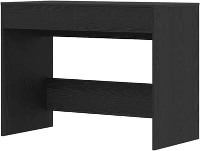 Bureau - Werktafel - Thuiswerken - Met 2 lades - 101 cm breed - Zwart eiken