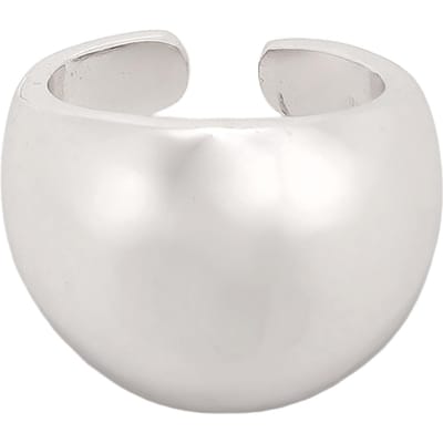 Open Ring Metaal Lichtgewicht Stijlvol Opvallende Statement Ring voor Mannen Vrouwen Jubileum Verjaardag Festival zilver