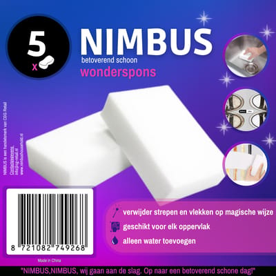 Nimbus - Wonderspons - 5 Stuks