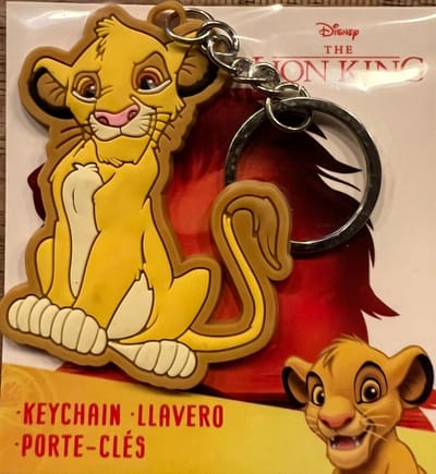 Disney - The Lion King - Simba - Rubber Sleutelhanger