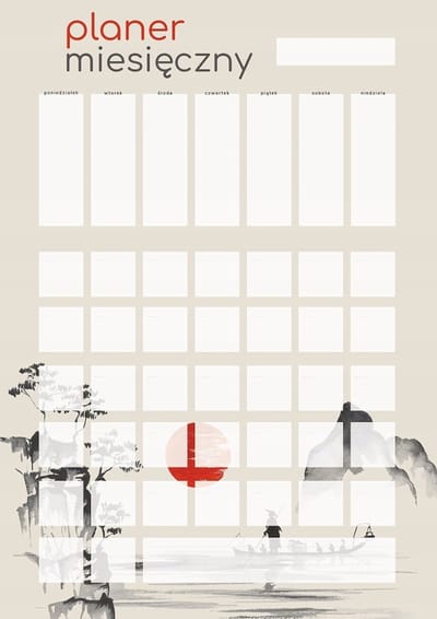 Wallvy - Maandelijkse Magnetische Planner - 30x42,5cm - Voor Droog Uitwisbare Markers