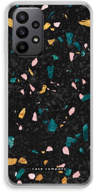 Case Company® - Hoesje geschikt voor Samsung Galaxy A23 hoesje - Terrazzo N°10 - Soft Cover Telefoonhoesje - Bescherming aan alle Kanten en Schermrand