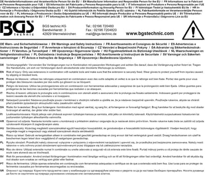 BGS Verlengstuk 3/8 610 mm