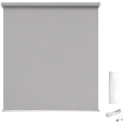 Madeco 1898 E-roll Gemotoriseerd Screen Rolgordijn Grijs 100x250cm