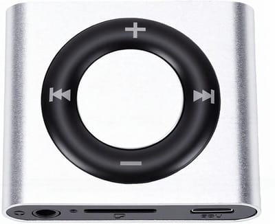 Draagbare MP3 Speler - Muziekspeler Audio - Muziek Luisteren - Ingebouwde Luidspreker - 64 GB Uitbreidbaar - Zilver Grijs