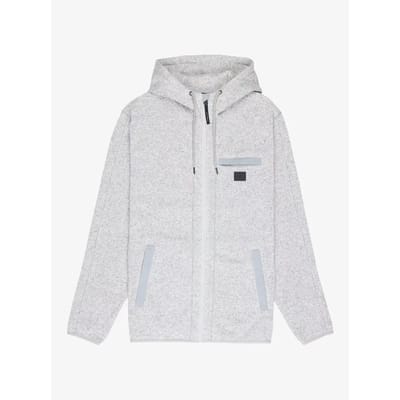Quiksilver Keller Outdoor Fleece Met Volledige Rits Grijs 2XL Man
