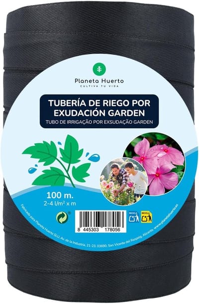 Exsudatierol Tuin - Irrigatie slang - Efficiënt wateren - Lage druk systeem - 100 meter