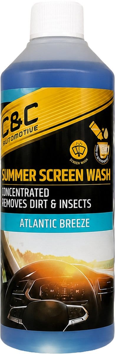 C&C Summer Screen Wash Atlantic Breeze 500ml – Ruitensproeiervloeistof Concentraat
