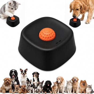 VHV - Slowfeeder Hond - Zwarte Likkom met Rolbal - Anti-slip Treat Bowl