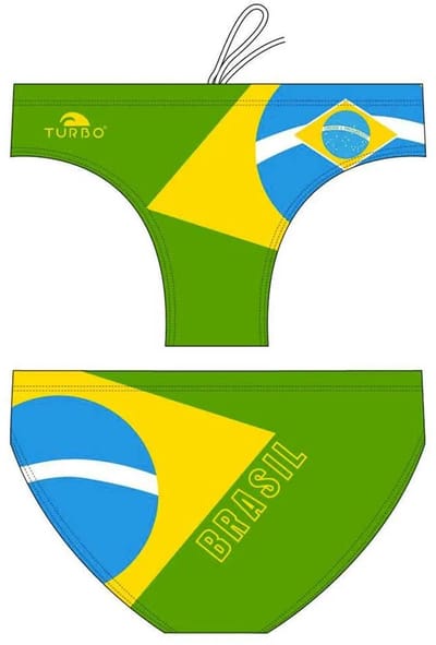 Turbo Brazil Zwemslip Groen S Man