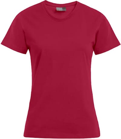 Promodoro Women´s Premium-T E3005 - Cherry Berry - XS