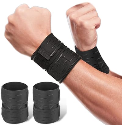 Polsbrace/Wraps Pols Compressie Riem en Ondersteuning voor Werk Fitness Gewichtheffen Verstuikingen Tendinitis, Carpaal Tunnel Artritis, Pijnverlichting, Verstelbare Polsbandjes voor Mannen