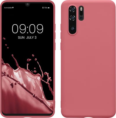 kwmobile telefoonhoesje geschikt voor Huawei P30 Pro - Hoesje voor smartphone - Back cover in donkerroze
