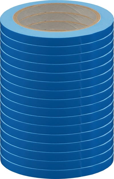 16 rollen Zakkensluiter tape - PVC tape - Sluittape - Sluitplakband - Blauw 16 stuks - 9mm x 66 meter - DULA
