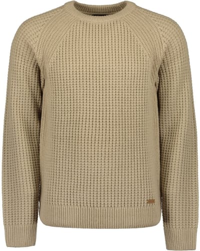 Blue Seven - Trui 376501 beige gebreid ronde hals - maat M