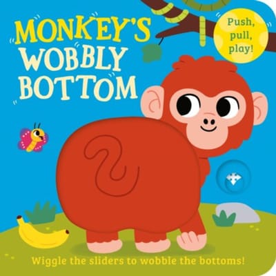Monkeys Wobbly Bottom door Kit Frost Kartonboek Boek 9780008700256