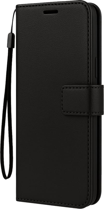 Hoesje Met Pasjeshouder - Geschikt voor Apple iPhone Air - Luxe Bookcase Portemonee - Flip Case - Kunstleer Book Case - Flipcase - Book Cover - Walletcase - Portemonneehoes - Zwart