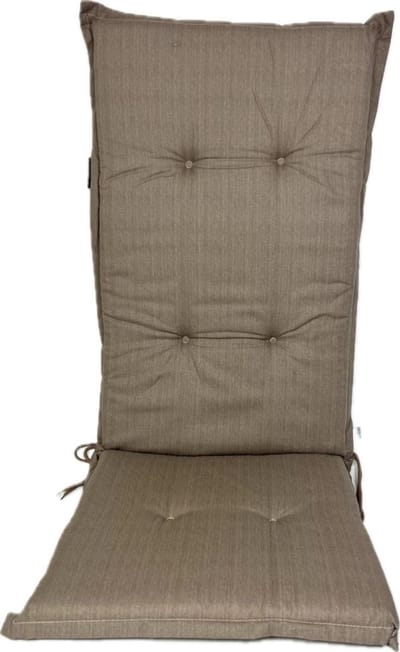 Madison Tuinstoelkussen hoge rug 50x116 cm Pute rygg taupe outdoor