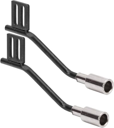 Metaaluitlaatpijp voor RC-auto's - 1 paar decoratieve accessoires voor SCX10 en TRX4, geschikt voor schaalmodellen en hobbyprojecten