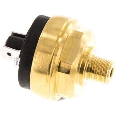 0.2 tot 2bar NO Messing Drukschakelaar M10 42VAC/DC Platte Stekker - PSL-B-N-0P2-2-O-FP