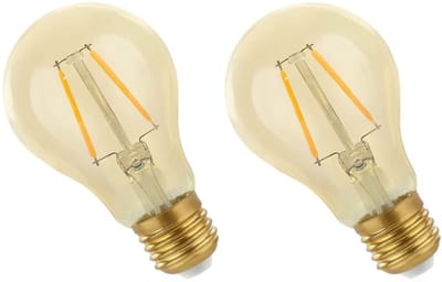 Spectrum LED Lamp E27 4.9W 230V - 490 Lumen - 2400K Warm wit - Gezellig licht - Energiezuinig - 2 stuks