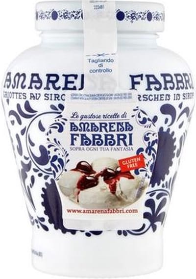 Fabbri 1905 - Amarena Fabbri 600g |Semicandied en gedoopt in Fabbri Amarena siroop