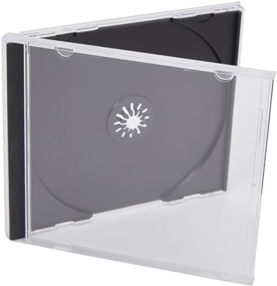 Dailygoody - CD / DVD Juweel Hoesjes - Sterke Kwaliteit - 10,4 mm - Geschikt voor 1 Schijf - Pack van 100