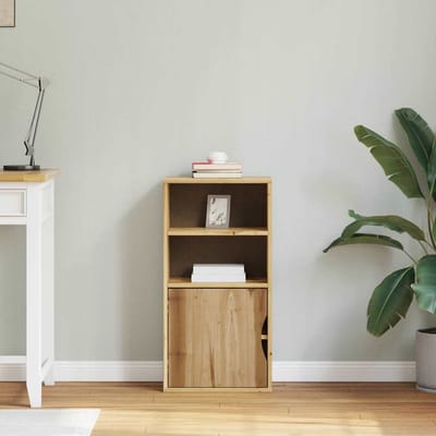 vidaXL - Bijzetkast - ODDA - 40x24x79 - cm - massief - grenenhout