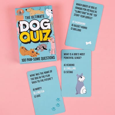 Gift Republic Dog Quiz kaarten