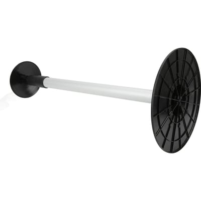 Steunpaal voor bootkap, 3 treden, 22,5 inch?54 inch verstelbare aluminium ABS voor jachten, vissersboten en zeilboten black