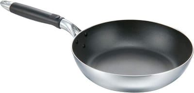 Koekenpan - Koekenpan Aluminium - Koken en Bakken - Navaron Hardcoat Anti-aanbaklaag - 20 cm - Spiegelafwerking