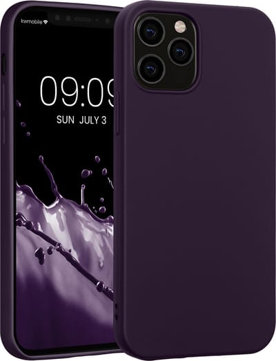 kwmobile telefoonhoesje geschikt voor Apple iPhone 12 / iPhone 12 Pro - Hoesje voor smartphone - Back cover in metallic braam