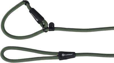 Flamingo - Hond Anti-trek looplijn Cami Groen 1,7m 12mm