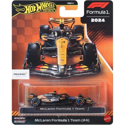 Hot Wheels Premium Metalen Formule 1 Verzamelbaar Speelgoed Raceauto - Lando Norris McLaren