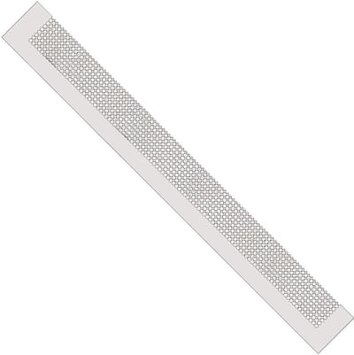 5D Diamant Art Schilder Ruler met 50 Roosters - DIY Stalen Puntenschilder Gereedschap voor Rond en Gedeeltelijk Borduren (31cm, 800 Gaten)