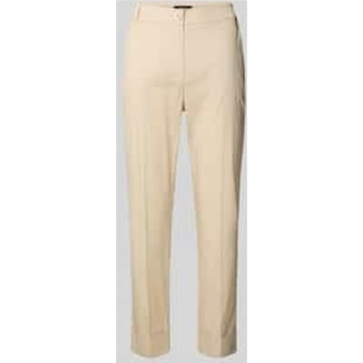 Regular fit broek met verkorte pasvorm en steekzakken